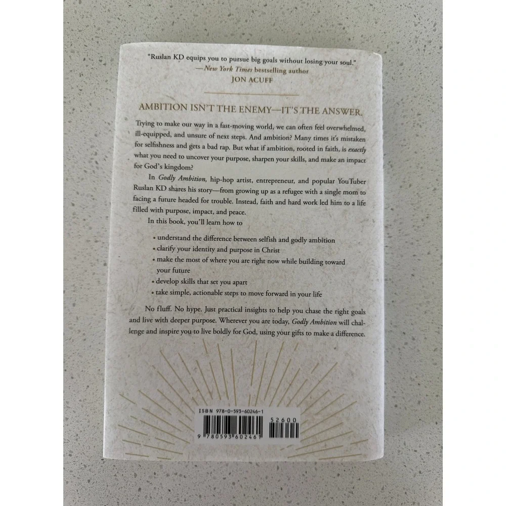 Godly Ambition Ruslan KD Unlocking Full Potential Time Talent Treasure Book